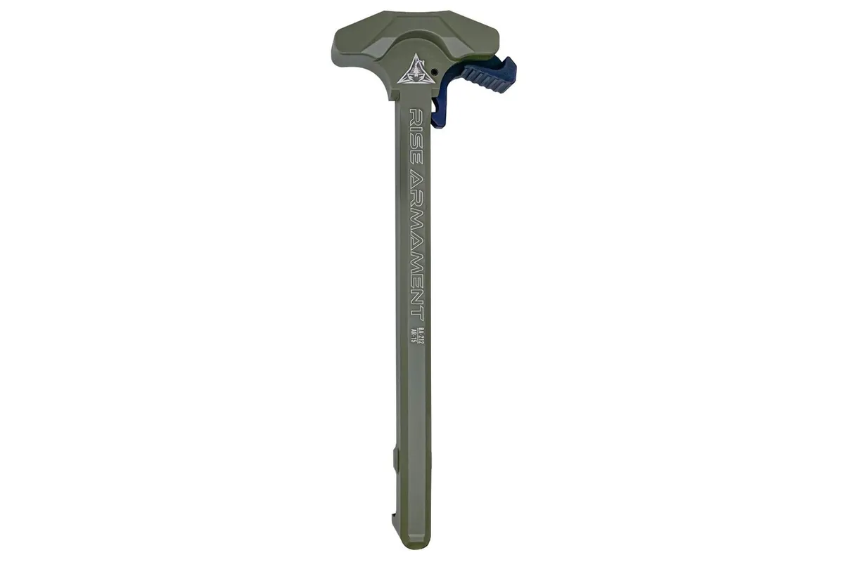 Rise Armament RA-212 Extended Latch Charging Handle, Foliage Green - RA22-FG - Charging Handle for AR-15 - view 2