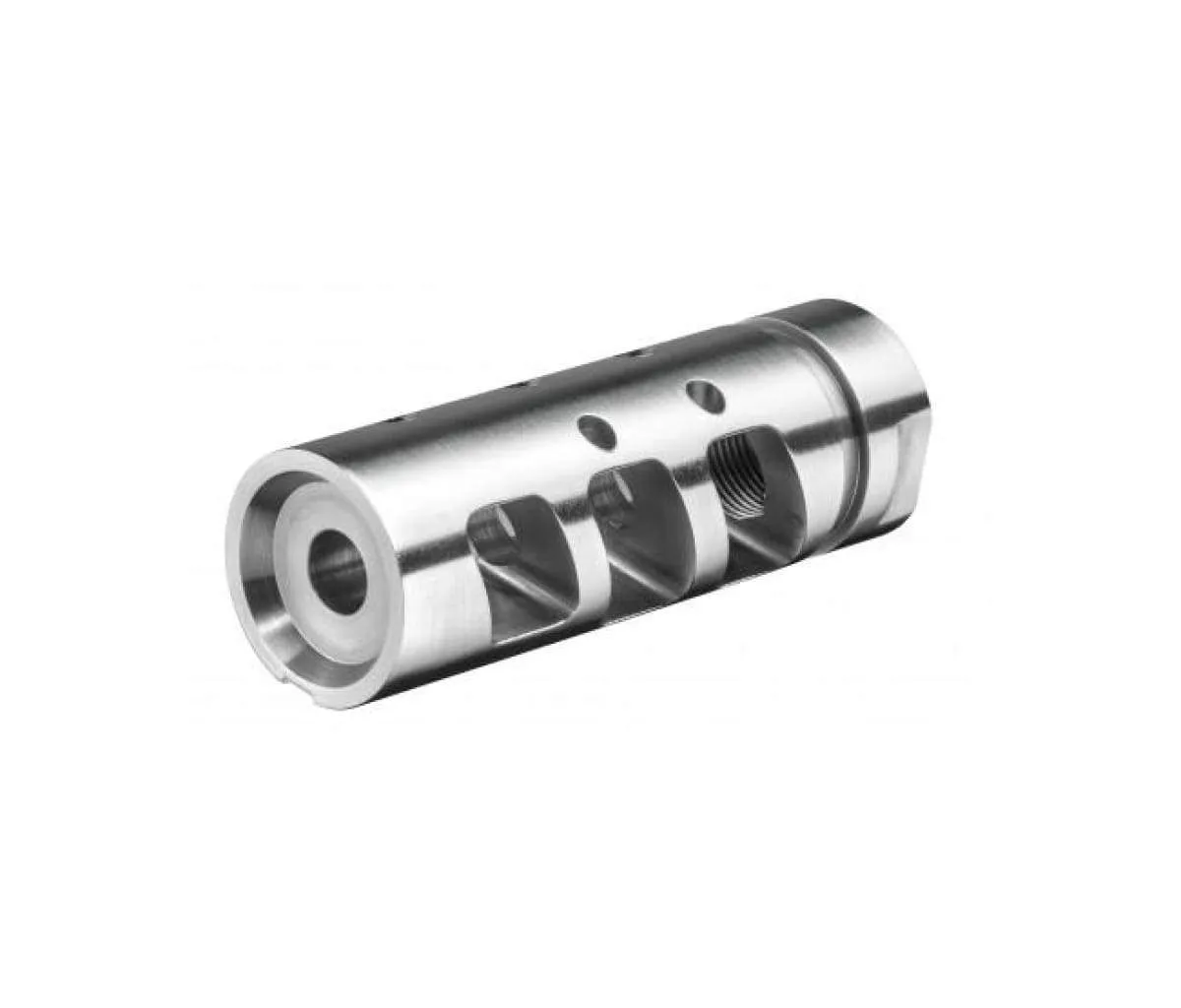 Rise Armament RA-701 1/2-28 Compensator, .223 Rem/5.56 - RA701223SLVR - Muzzle Device for AR-15 - view 4
