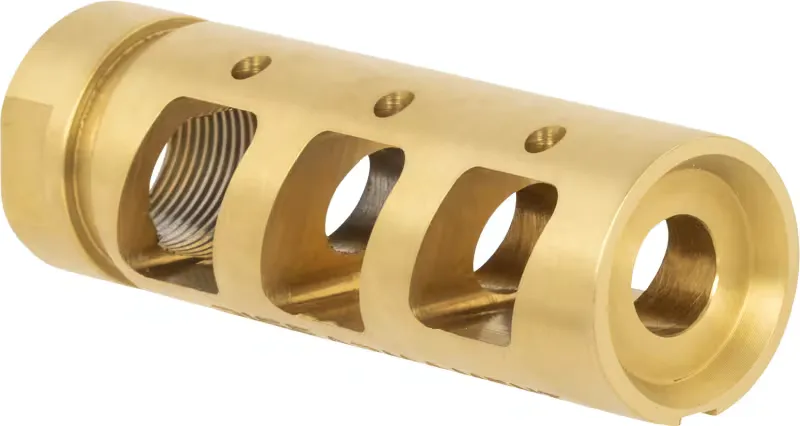 Rise Armament RA-701 Compensator 5/8-24, Gold - Superior Recoil Reduction and Muzzle Control - RA701308TIN - Muzzle Device for AR-15 - view 2