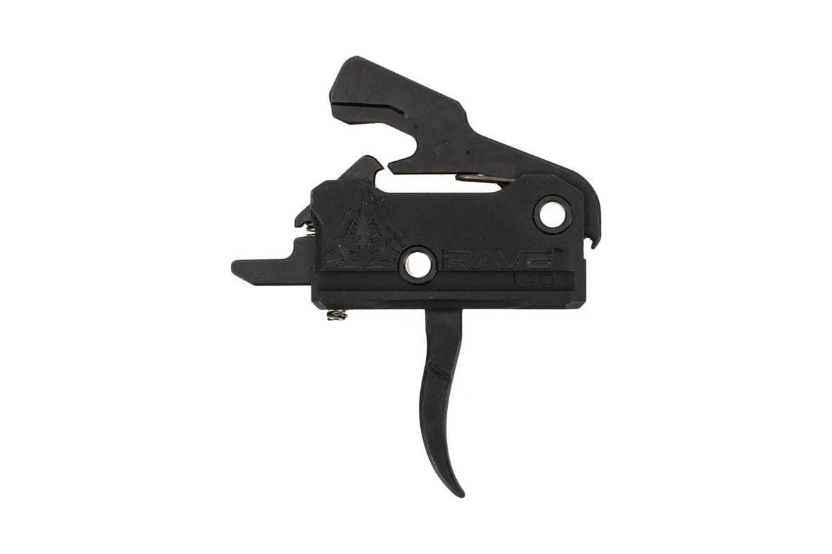 Rise Armament Rave 140 Ar-15 Trigger - Curved Bow - Anti-Walk Pins - Trigger for AR-15 - view 1
