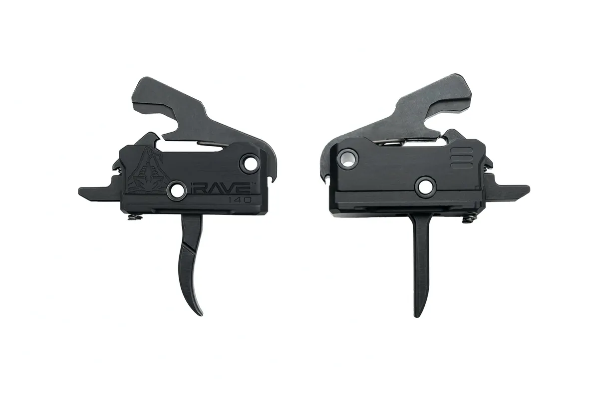 Rise Armament RAVE 140 Drop-in Trigger Flat / Curved - Trigger for AR-15, vista 1