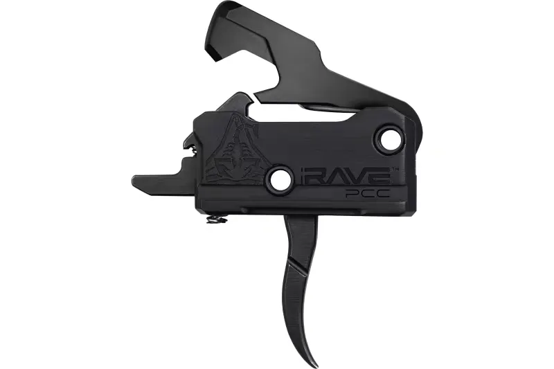 Rise Armament Rave Pcc Ar Trigger - Curved Bow - Anti-Walk Pins - Trigger for AR-15 - view 1