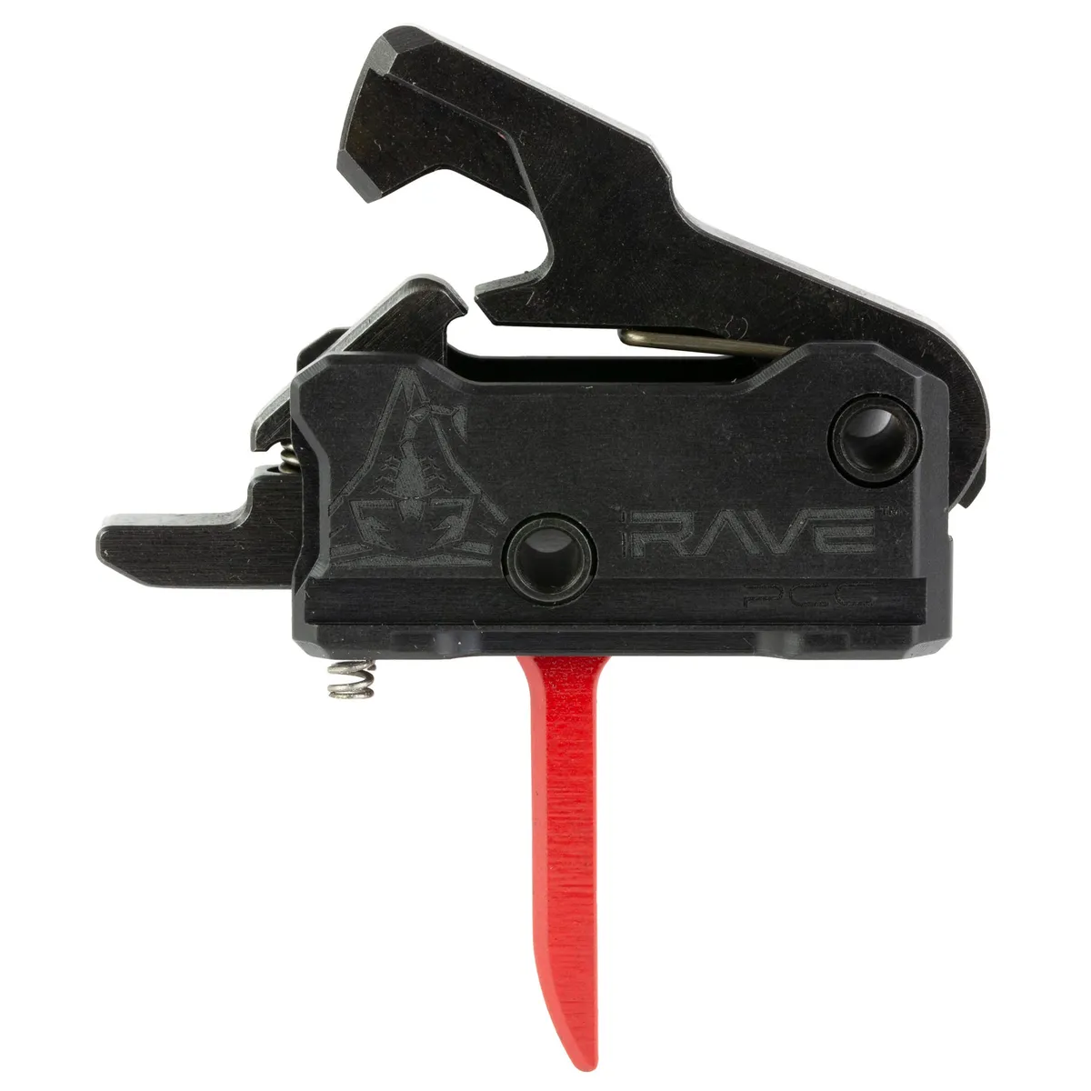 Rise Armament Rave PCC Flat Trigger, Red - T017F-PCC-RED - Trigger for AR-15 - view 1
