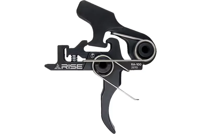 Rise Armament RA100BLK RA-100 Trigger Black Nitride Curved Fits AR-Platform - Trigger for AR-15 - view 2