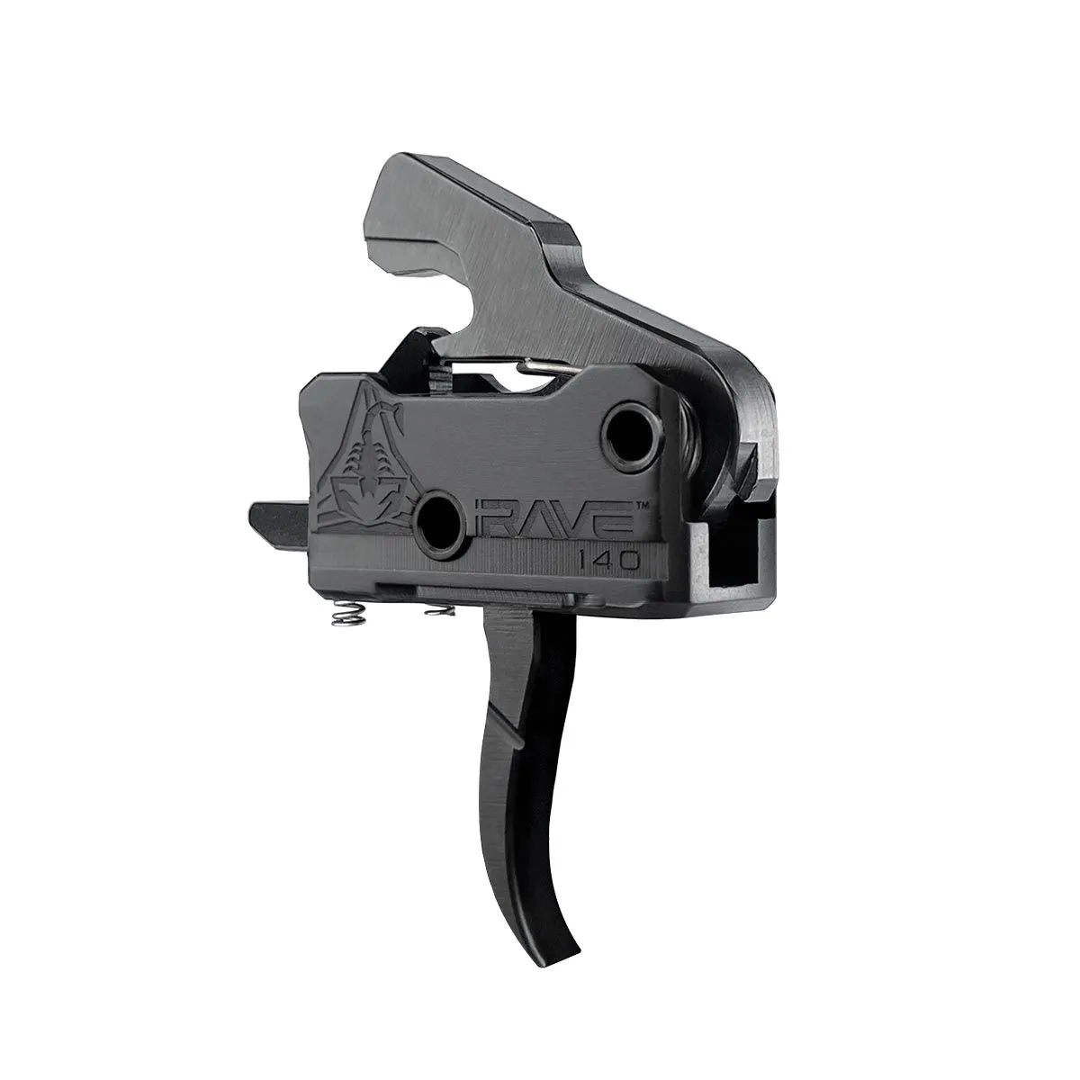 Rise Armament RAVE 140 3.5 lb Curved Super Sporting Trigger Single-Stage Drop-In, Black - Trigger for AR-15 - view 2