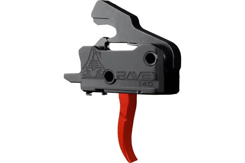 Rise Armament Rave Trigger, Red - T017-RED - Trigger for AR-15 - view 1