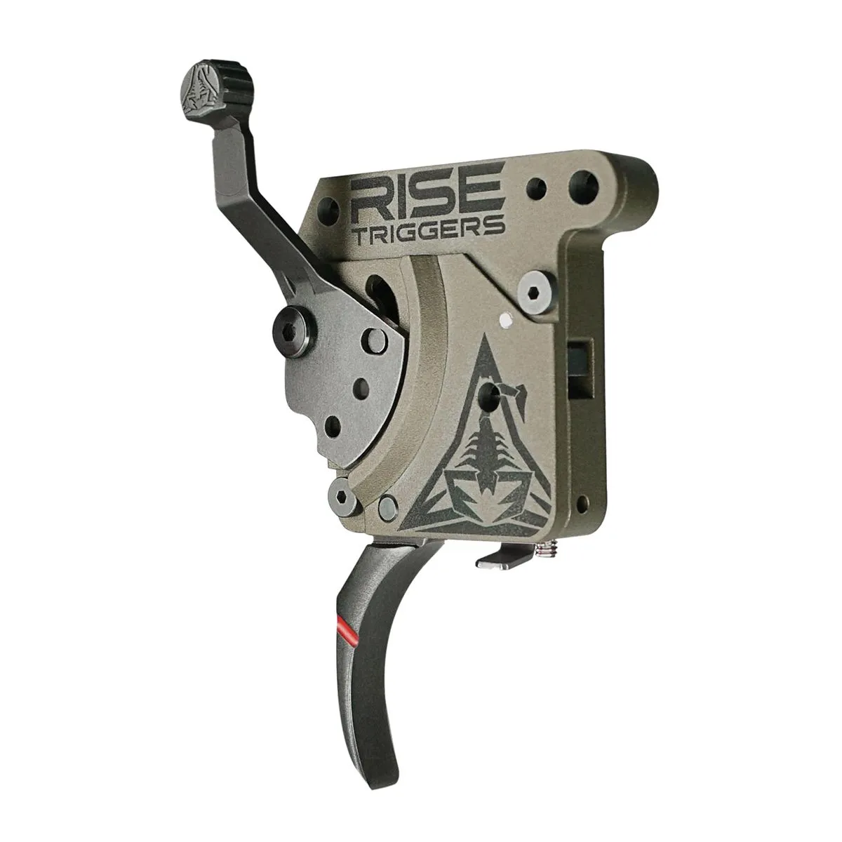Rise Armament Reliant Pro SST Curved 1 to 3Lbs Flat Dark Earth - Trigger for AR-15 - view 1