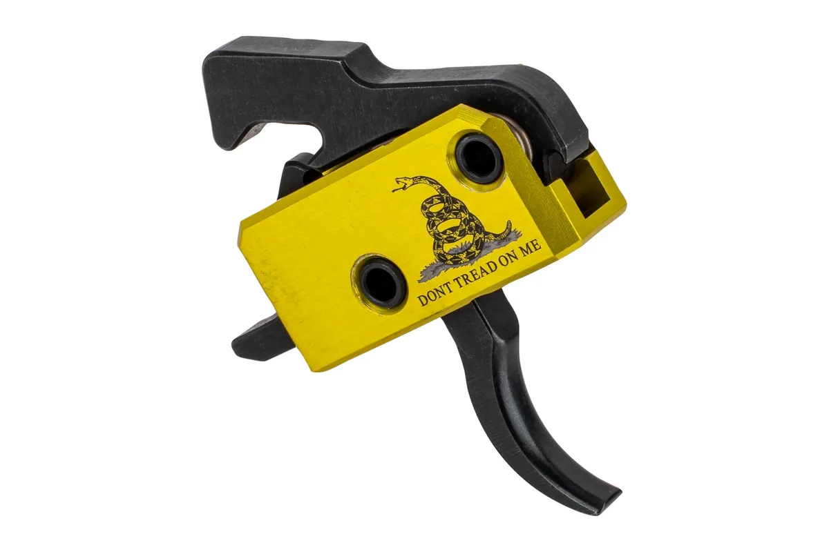 Rise Armament Super Sporting Ar15/10 Single Stage Trigger - Curved - Dtom Special Edition - Trigger for AR-15, vista 1
