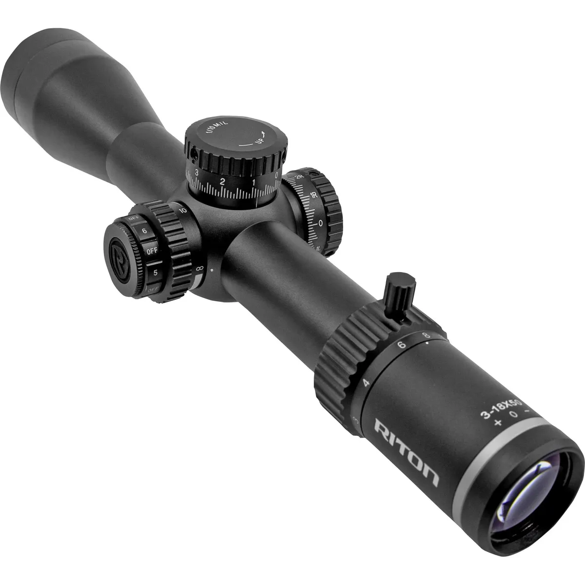 Riton 3-18x50 7 Series Conquer T3 0.1 MRAD Reticle FFP Rifle Scope - 7C318LFI23 - Rifle Scope - view 1