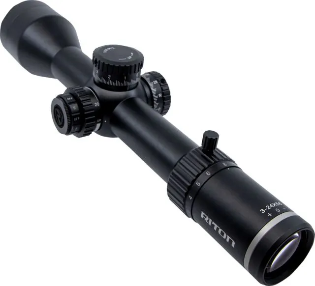 Riton 3-24x56 7 Series Conquer ODEN 0.1 MRAD Reticle FFP Rifle Scope - 7C324LFI23 - Rifle Scope - view 1