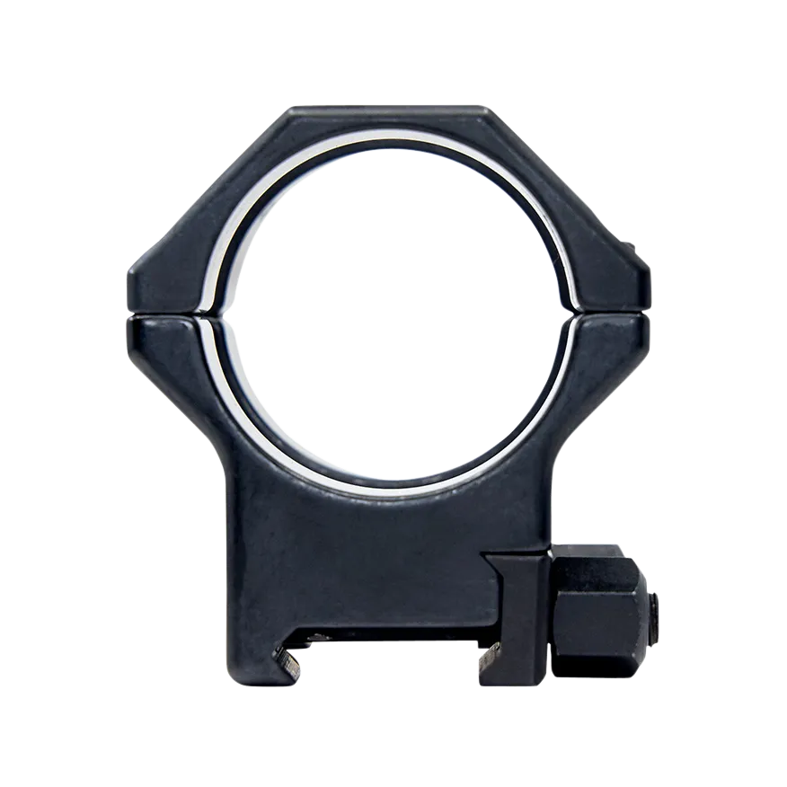 RITON 30mm Steel Picatinny Scope Rings - 12mm Height - Optic Mount, vista 1
