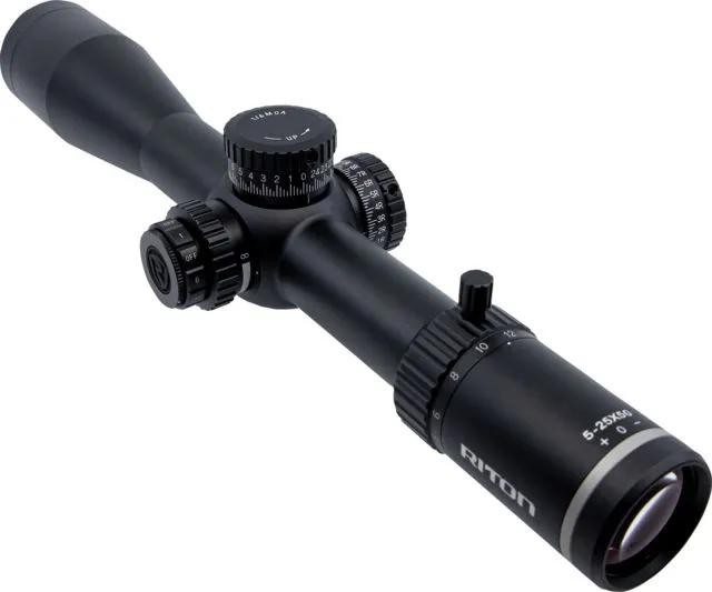 Riton 5-25x56 5 Series Conquer MOR 0.25 MOA Reticle FFP Rifle Scope - 5C525AFI23 - Rifle Scope - view 1