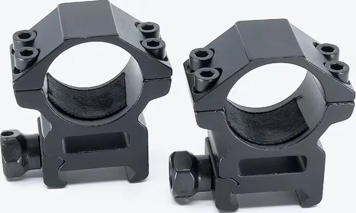 Riton Optics X1M Scope Ring Set Picatinny/Weaver Medium 1" Tube Matte Black Aluminum - Optic Mount, vista 1