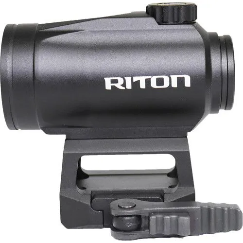 Riton Optics X3 Tactix ARD 1x25mm Red Dot Sight, Illuminated Red Dot - 3TARD - Optic, vista 5