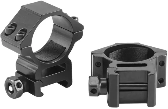 Riton Optics X30M Scope Ring Set Picatinny/Weaver Medium 30mm Tube Matte Black Aluminum - Optic Mount - view 1