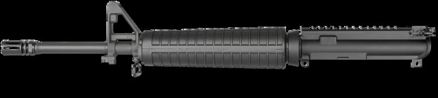Rock River Arms Completed Pistol Upper Receiver A4 .223/5.56mm 16 Inch Barrel Mid-Length Profile 1-9 Twist 1/2-28 Thread A2 Flash Hider Black - Upper Receiver for AR-15, vista 1