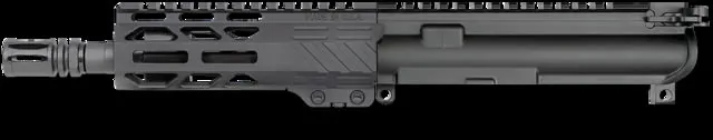 Rock River Arms Completed Pistol Upper Receiver A4 .223/5.56mm 7 Inch Barrel 1-9 Twist 1/2-28 Thread Free-Float Handguard A2 Flash Hide Black - Upper Receiver for AR-15 - view 1