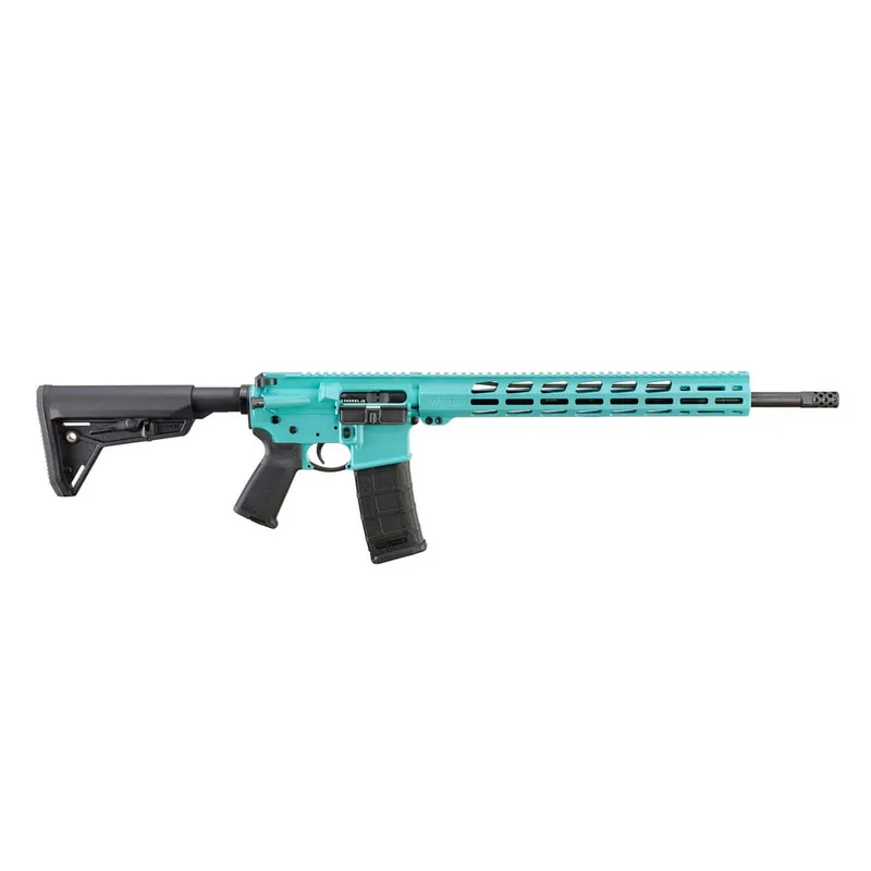 RUGER AR-556 MPR 5.56mm NATO 18in 30rd Robin's Egg Blue Semi-Automatic Rifle (08551) - Complete Rifle, vista 1