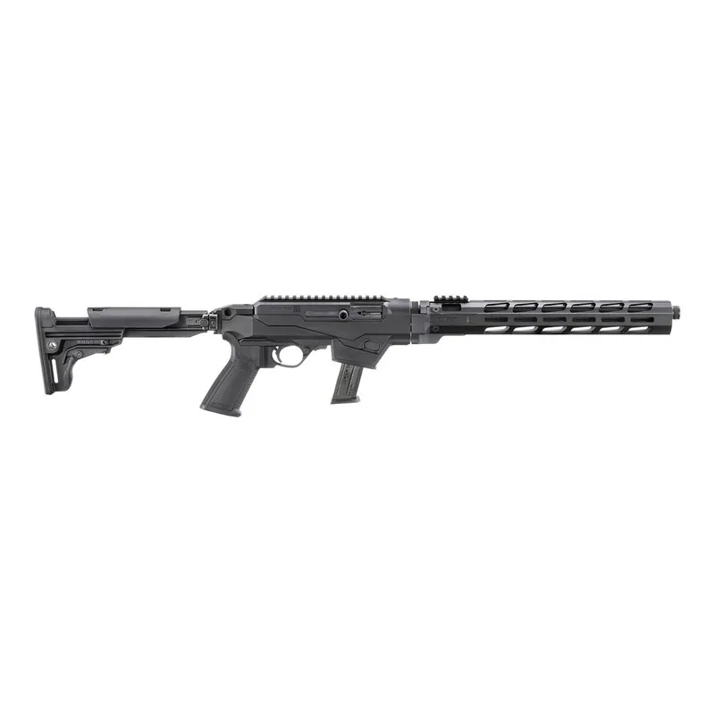 RUGER PC Carbine 9mm 16.12in Threaded Barrel 17rd Folding Stock Black Anodized Semi-Auto Rifle (19140) - Complete Rifle - view 1