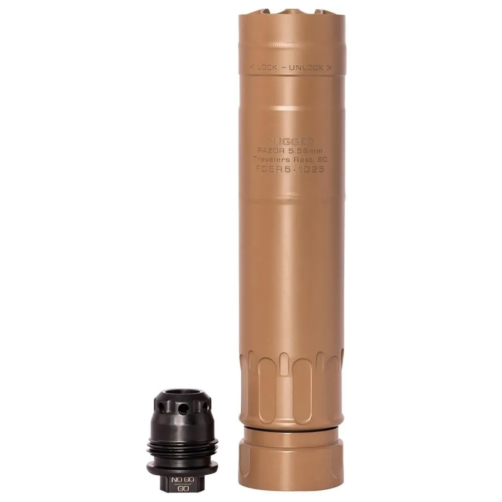 Rugged Suppressors Rugged Razor556 Rifle Suppressor - FDE - Suppressor, vista 1