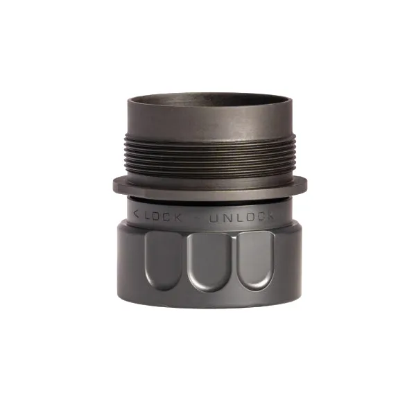 Rugged Suppressors Rugged Suppressor RUM Rugged Universal Mount 1-3/8-24, Black - Secure and Versatile Mounting - RUM001 - Suppressor - view 1