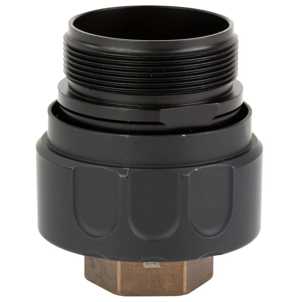 Rugged Suppressors Obsidian Dual Taper Friction Mount, Compatible with Rugged Muzzle Devices - Muzzle Device for AR-15, vista 2