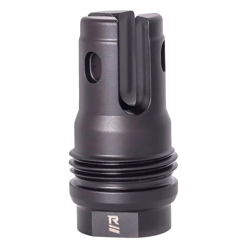 RUGGED SUPPRESSORS R3 Flash Mitigation System 15x1 Flash Hider (FH008) - Muzzle Device for AR-15, vista 1