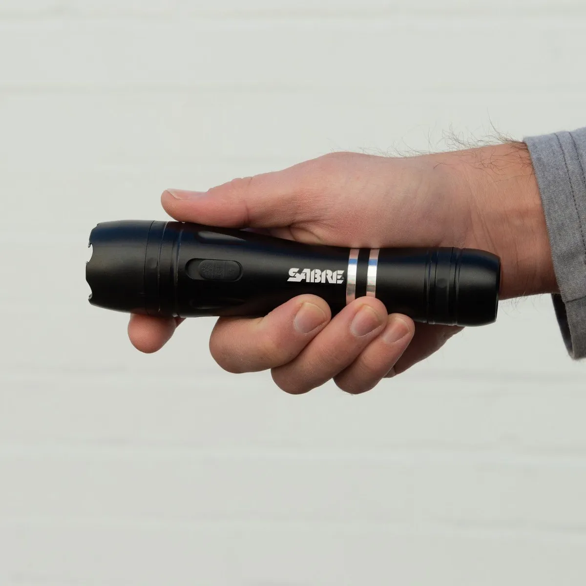 Sabre AKA Security Equipment Corp 2.517 uC Maximum Strength Tactical Stun Gun w/ LED Flashlight and Holster - S-3000SF - Light - view 2