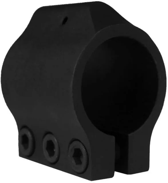 Sadlak Industries SADLAK Picatinny Rail Gas Block Low Profile .936 Bore Diameter Aircraft Clamp Type Black Hardcoat - Gas Block for AR-15 - view 1