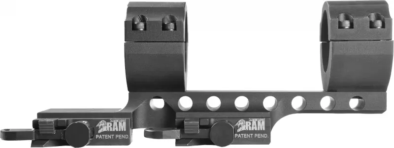 Samson DMR30-2 Ring and Base Set 30mm Dia 2" Offset Quick Release Style Black - Optic Mount - view 1