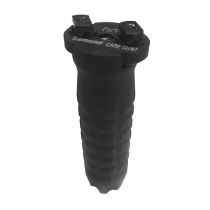 Samson Manufacturing Corp. MLOK Long Vertical Grip, Grenade Style, Black - Foregrip for AR-15, vista 1