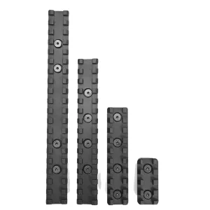 Samson Manufacturing KeyMod 2" 6061 T6 Aluminum Picatinny Rail Kit, Hardcoat Anodized Black - KM-2-KIT - Handguard Mount, vista 1