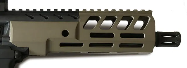 Samson MPX 8 in Handguard Flat Dark Earth - Handguard for AR-15, vista 1