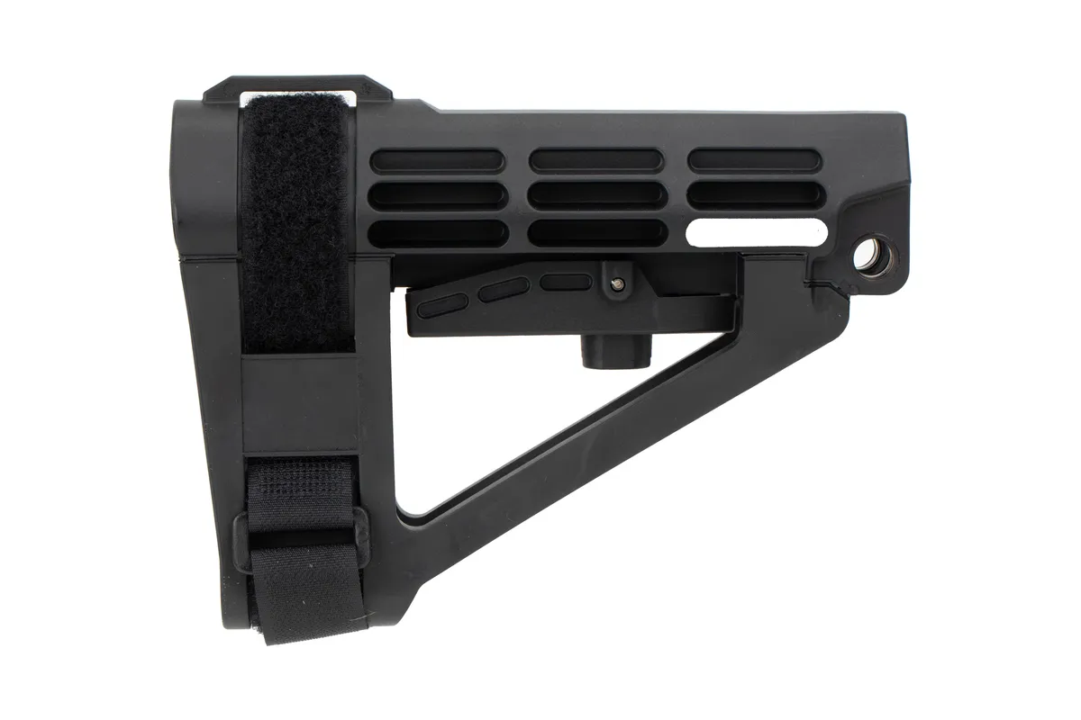 SB Tactical Adjustable 5 Position Arm Brace No Buffer Tube, Black - SBA4X-01-SB - Stock & Brace for AR-15 - view 1