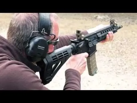 SB Tactical SBT Side-Folding Pistol Stabilizing Brace, Black - SBT-01-SB - Stock & Brace for AR-15 - view 5