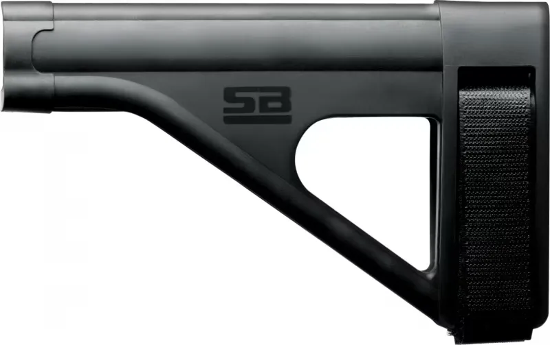 SB Tactical SOB AR Pistol Stabilizing Brace W/ SBT Logo, Black - SOB-01-SB - Stock & Brace for AR-15 - view 1