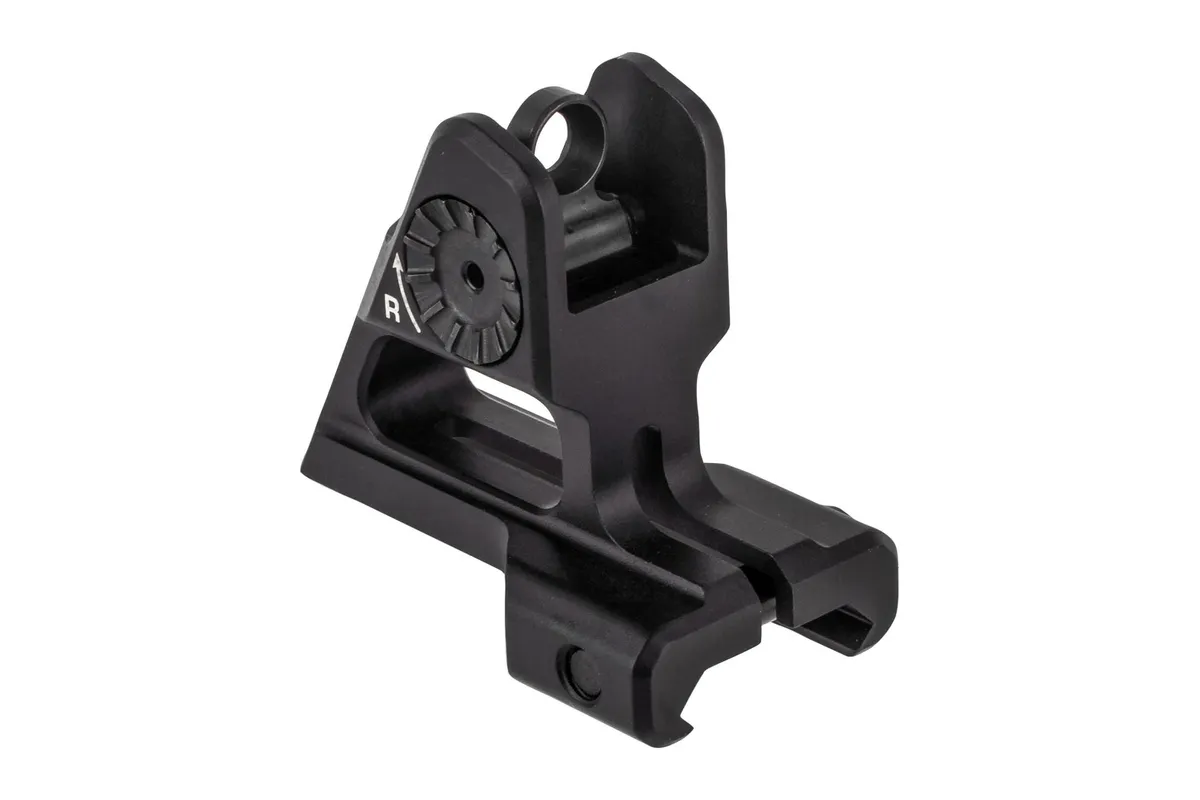 Scalarworks Ar-15 Peak Fixed Iron Rear Sight Black - Iron Sights for AR-15 - view 3