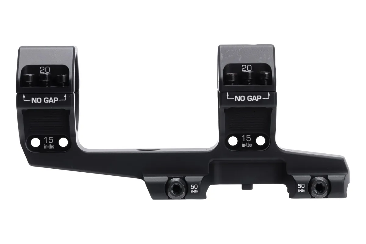 Scalarworks FUSE/03 Bolt On 34mm Scope Mount - 1.57" height - Black - Optic Mount - view 2