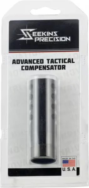 Seekins Precision 0011510035 ATC Muzzle Break 1/2x28 tpi 416 Stainless Steel Black Melonite - Muzzle Device for AR-15 - view 2