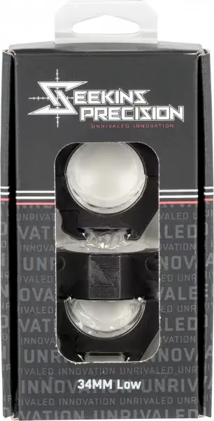 Seekins Precision 34mm 4-Cap Scope Rings - Low Height - Optic Mount - view 2