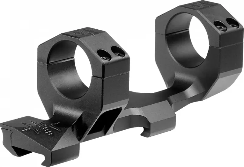 Seekins Precision MXM Scope Base & Ring Combo 1-Piece Cantilever 30mm, Matte Black, 0 MOA - 0010640008 - Optic Mount - view 2