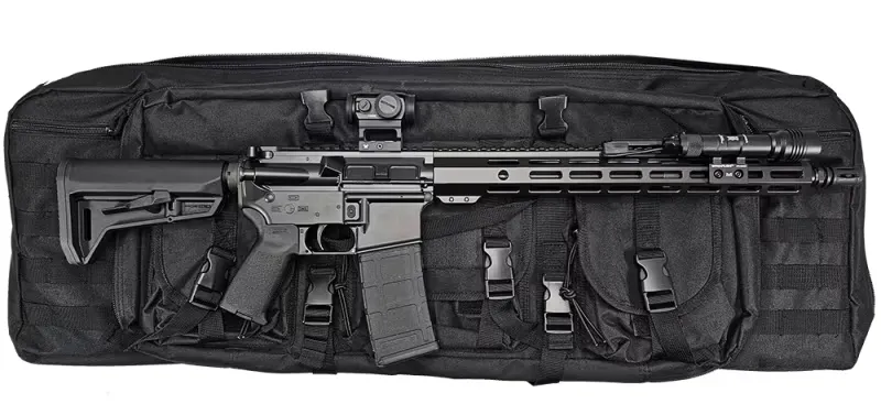 Shark Coast Tactical Midnight Semi-Auto 5.56 Nato AR-15 Rifle Package, 16" Barrel, Vortex Crossfire Optic, Streamlight ProTac Light, & Range Bag - Complete Rifle - view 1