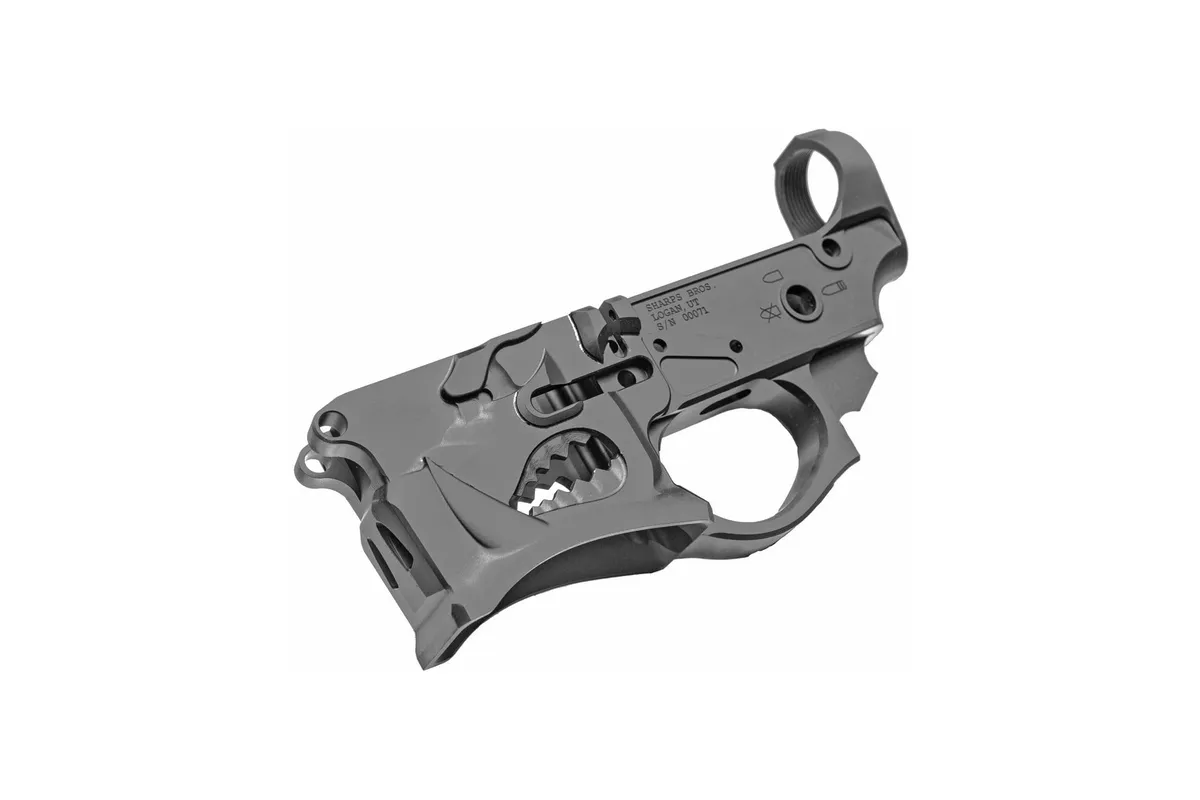 Sharps Bros JACK9 9mm/.40 S&W/.357 Sig Stripped Lower Receiver - Lower Receiver for AR-15, vista 1
