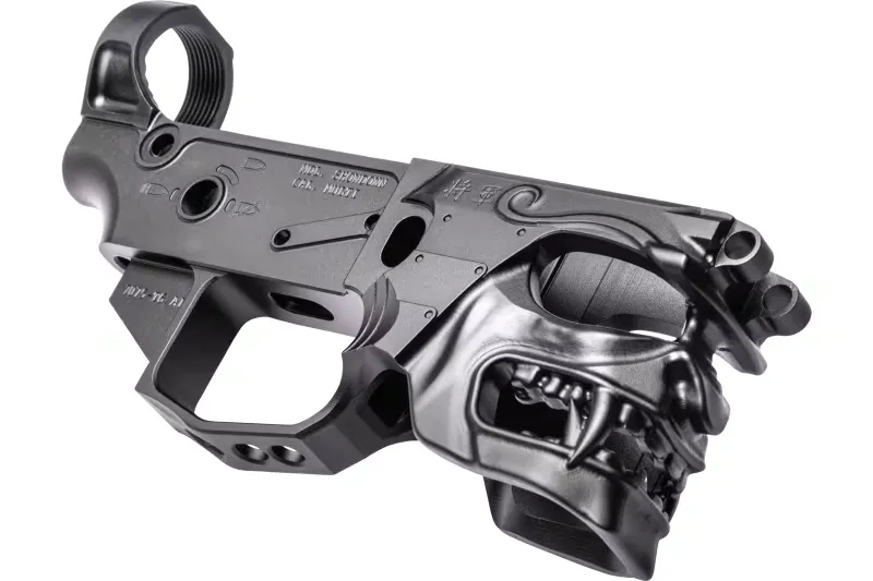 Sharps Bros Showdown SBLR11 AR-15 Stripped Lower, Multi-Cal, Semi-Auto, 7075-T6 Aluminum, Black Anodized, Integral Trigger Guard - Lower Receiver for AR-15 - view 2