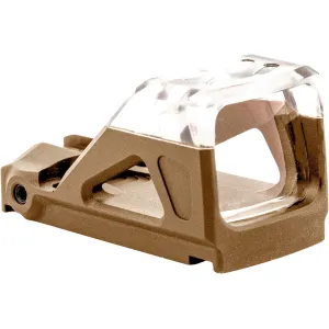 Shield Sights OMSsc Open Mini Sub Compact Reflex Red Dot Sight 3.25 MOA Dot Glass Lens FDE - Optic - view 1