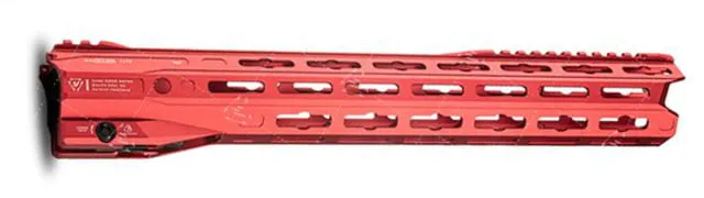 Strike Industries SI GRIDLOK 15'' HANDGUARD RED - Handguard for AR-15, vista 1
