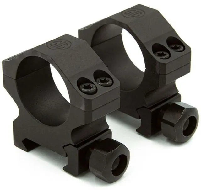 Sig Sauer Alpha-1 30mm Low 6061 T6 Aluminum 2-Piece Tactical Mount, Anodized Matte Black - SOA10011 - Optic Mount - view 3