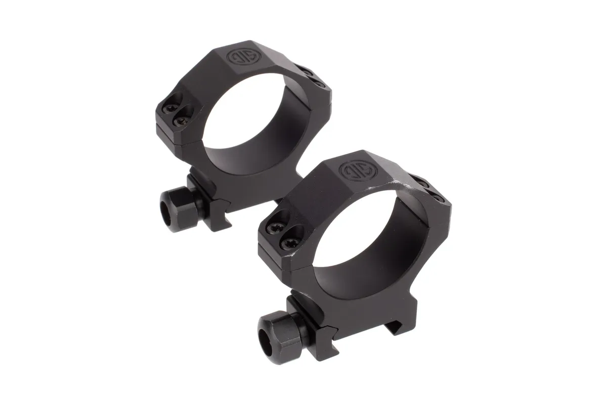 Sig Sauer Alpha-1 34mm High 6061 T6 Aluminum 2-Piece Tactical Mount, Matte Black - SOA10017 - Optic Mount - view 1