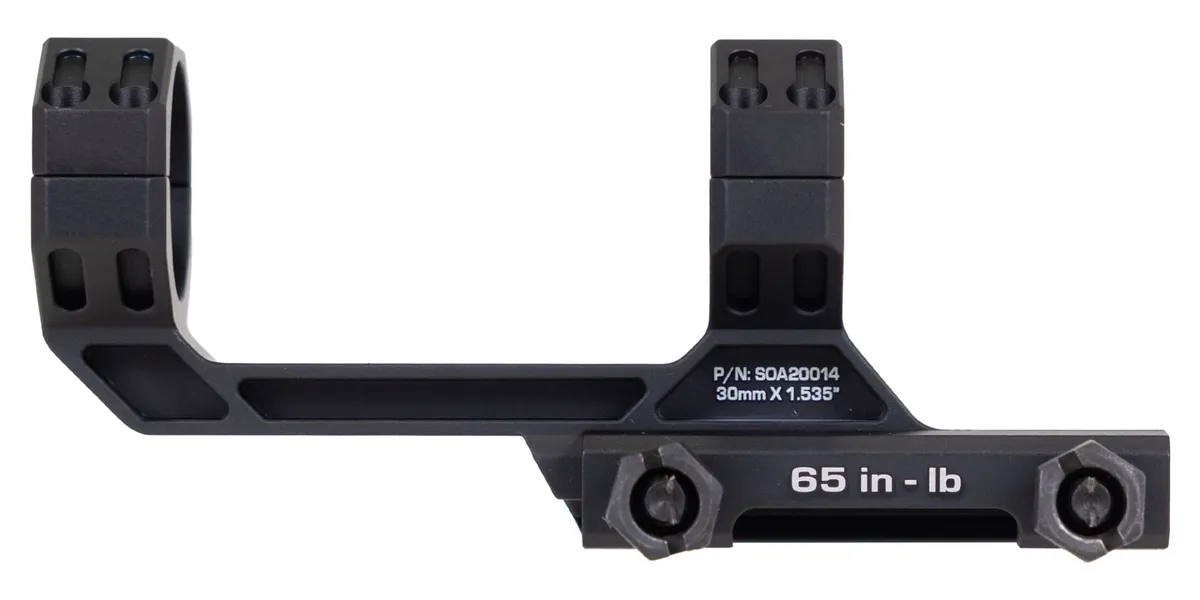 Sig Sauer ALPHA MSR 0 MOA Scope Mount 30mm Tube 1.53" - SOA20014 - Optic Mount - view 1