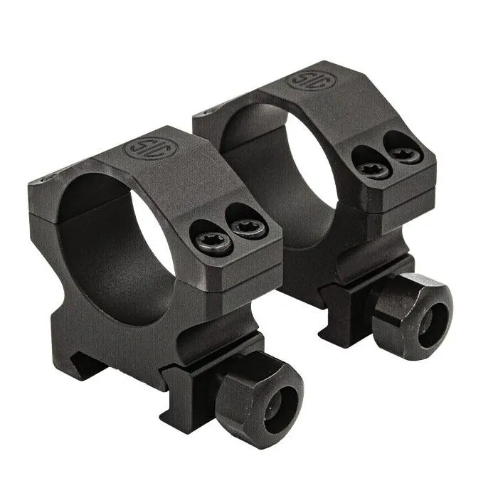 Sig Sauer ALPHA1 Extra High 0 MOA Scope Ring 35mm Tube 1.53" Weaver - SOA10025 - Optic Mount - view 1